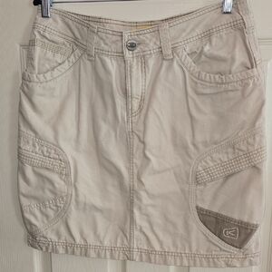 Keen Beige Mini Skirt